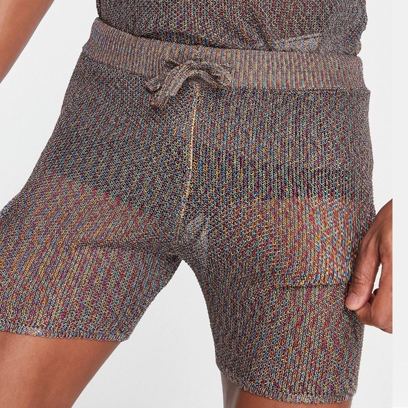 Knitted Metallic Rainbow Mesh Set - Picture 2 of 2